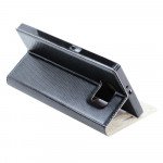 Wholesale Samsung Galaxy S6 Edge Slim Window View Magnetic Flip Leather Case (Black)